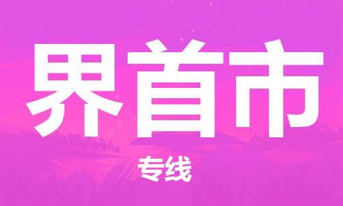 吕巷镇到界首市物流公司-吕巷镇至界首市专线-大型配送